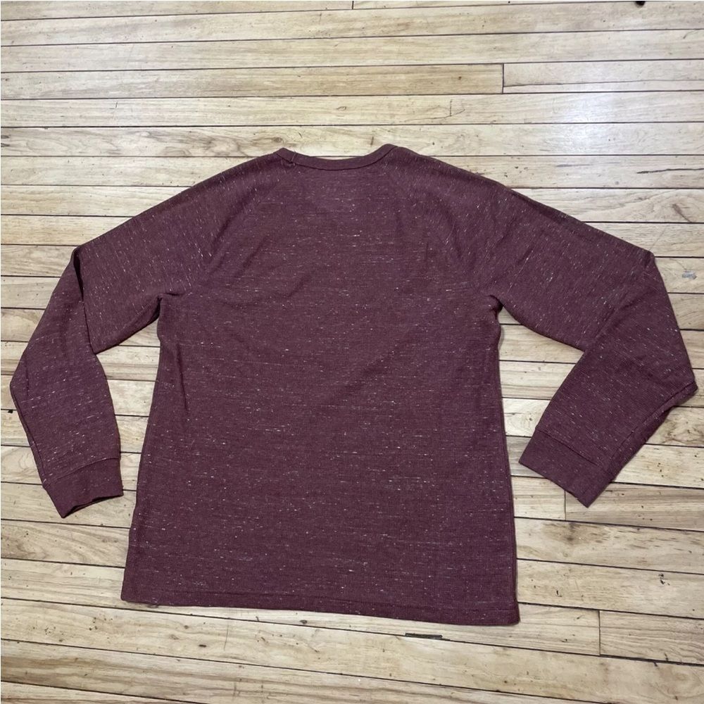 Sonoma Pique Knit Sweater Men XL Red Burgundy Sunshine Graphic Outdoor Active XL - Picture 9 of 16